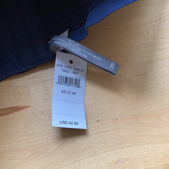 Aerie navy blue lightly lined Audrey bra 32DD - Picture 4 of 14